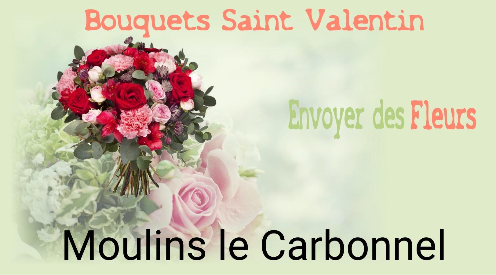 Roses de Saint-Valentin livrées à Moulins-le-Carbonnel